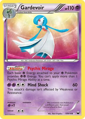Gardevoir card from Dark Explorers