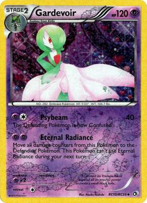 Gardevoir card from Legendary Treasures: Radiant Collection