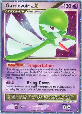 Gardevoir LV.X card from Secret Wonders