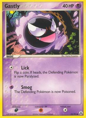 Gastly card from EX Legend Maker