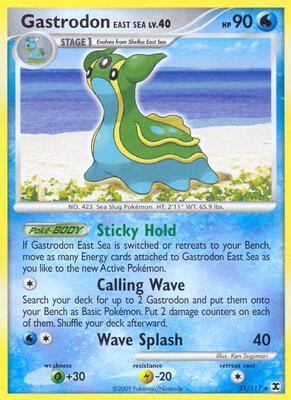 Gastrodon East Sea card from Rising Rivals