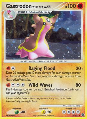 Gastrodon West Sea card from Secret Wonders