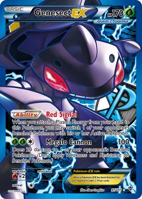 Genesect EX (Team Plasma) (97 Full Art) card from Plasma Blast