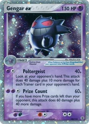 Gengar ex card from EX FireRed & LeafGreen