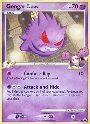 Gengar GL card from Rising Rivals