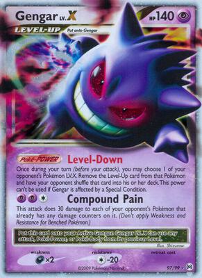 Gengar Lv.X card from Arceus
