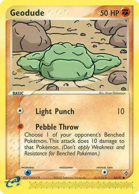 Geodude - 55/97 card from EX Dragon