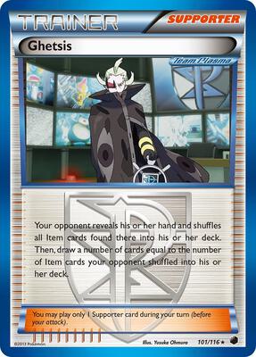 Ghetsis (Team Plasma) card from Plasma Freeze