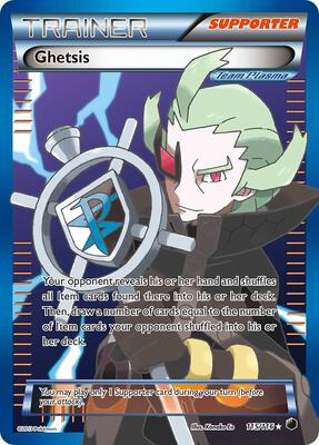 Ghetsis (Team Plasma) (Full Art) card from Plasma Freeze