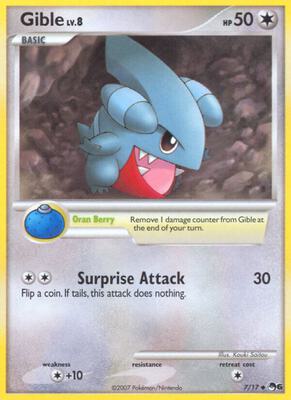 Gible card from POP Series 6