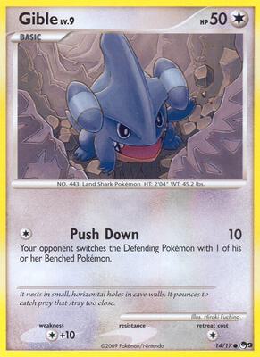 Gible card from POP Series 9