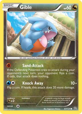 Gible (87) card from Dragons Exalted