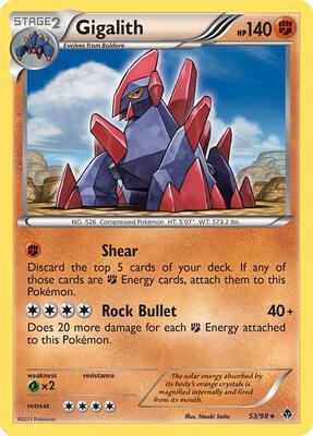 Gigalith card from Emerging Powers