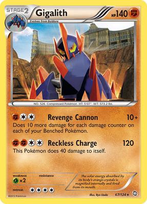 Gigalith card from Dragons Exalted