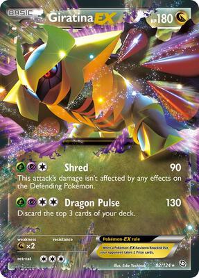 Giratina EX card from Dragons Exalted
