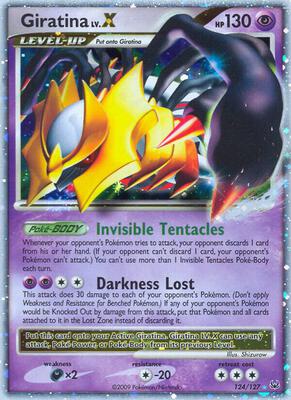 Giratina LV.X card from Platinum
