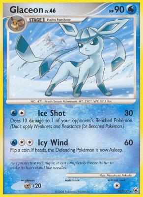 Glaceon (20) card from Majestic Dawn
