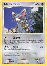 Glameow card from Diamond and Pearl
