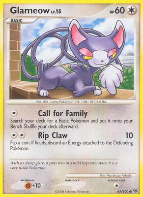 Glameow card from Majestic Dawn