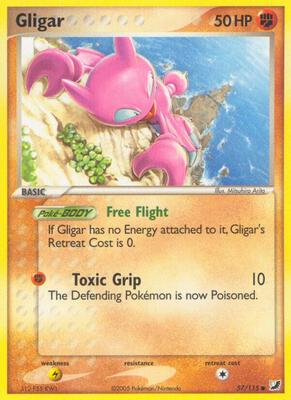 Gligar card from EX Unseen Forces