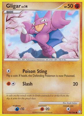 Gligar (95) card from Legends Awakened