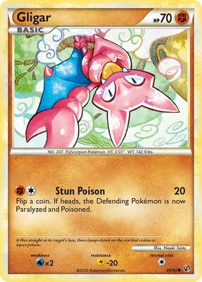 Gligar card from Undaunted