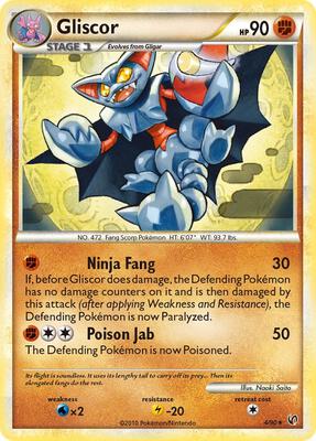 Gliscor card from Undaunted