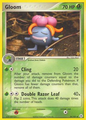 Gloom card from EX Hidden Legends