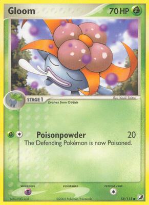 Gloom card from EX Unseen Forces