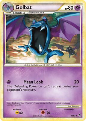 Golbat card from Unleashed