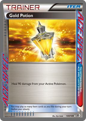 Gold Potion card from Boundaries Crossed