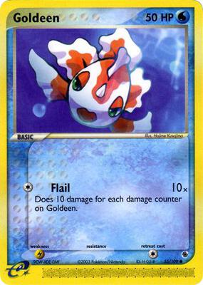 Goldeen card from EX Ruby and Sapphire