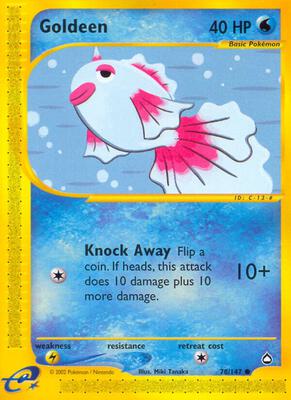 Goldeen card from Aquapolis