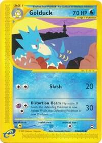 Golduck (50b) card from Aquapolis
