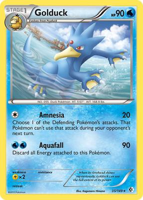Golduck (35) card from Boundaries Crossed