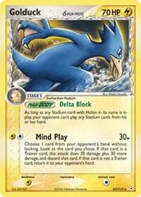 Golduck (Delta Species) card from EX Holon Phantoms