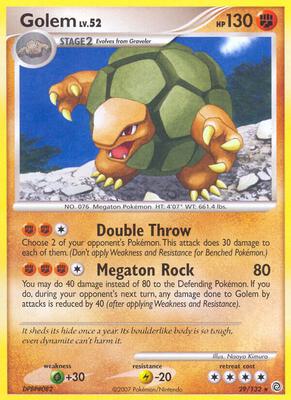 Golem card from Secret Wonders