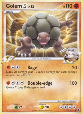 Golem E4 card from Rising Rivals