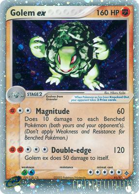 Golem ex card from EX Dragon