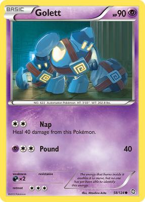Golett card from Dragons Exalted