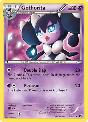 Gothorita card from Legendary Treasures