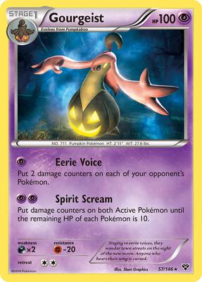Gourgeist card from XY Base Set