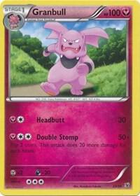 Granbull card from Kalos Starter Set