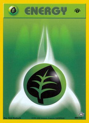 Grass Energy card from Neo Genesis