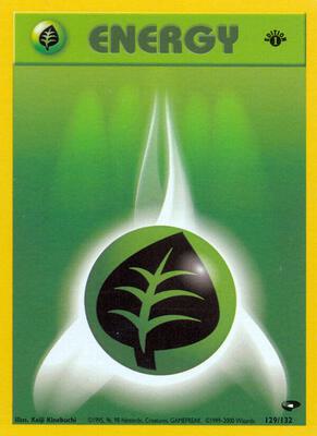Grass Energy card from Gym Challenge