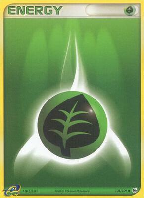 Grass Energy card from EX Ruby and Sapphire