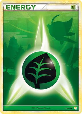 Grass Energy card from HeartGold SoulSilver