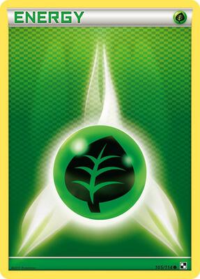 Grass Energy card from Black and White
