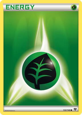 Grass Energy card from XY Base Set