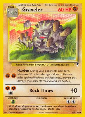 Graveler card from Legendary Collection